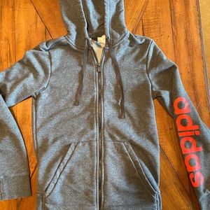 Small adidas zip up hoodie